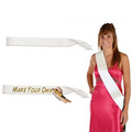 Blank Satin Sash